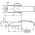 Southco Stainless Steel Spring Loaded Draw Latch 43 mm Length 13 mm Width 8 mm Depth 97-30-161-12
