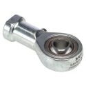 SKF Plain Bearing 8mm Bore, 25mm Outside Diameter, 12mm Width, Steel Construction, Static Load 9.15 kN SIKAC 8 M