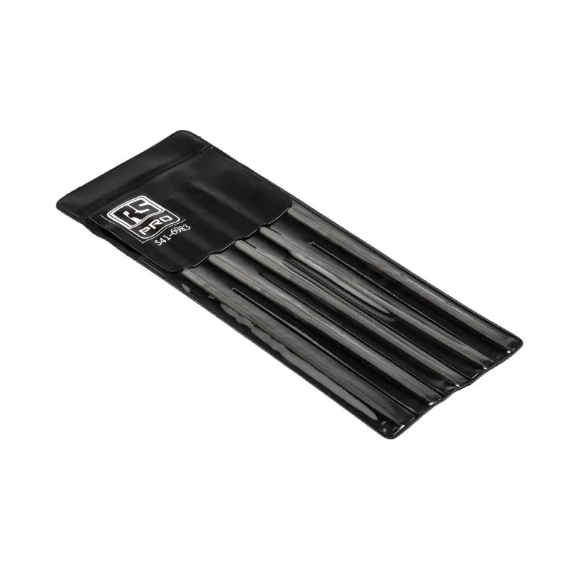 RS PRO 160 mm Single Cut Needle File Set Square Shape 3 Pieces 541-6983