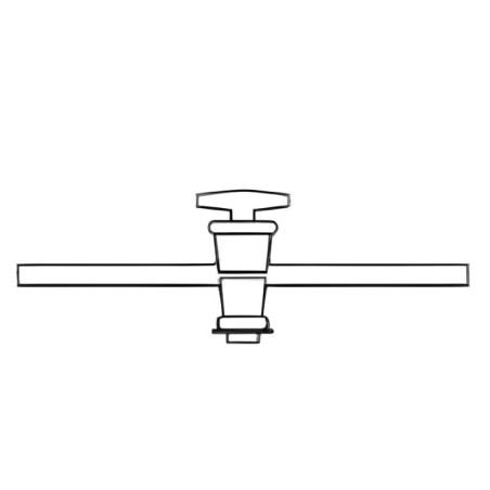 Stopcock Straight Bore 2 mm for lab image-1