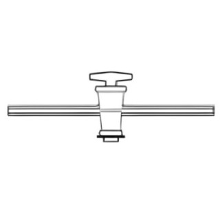 Stopcock Straight Bore 4 mm for lab image-1