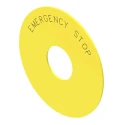 EAO Push Button Legend Plate 45-50J.140S Germany New 45 Series Industrial Accessory 45-50J.140S