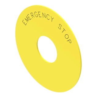 EAO Push Button Legend Plate 45-50J.140S Germany New 45 Series Industrial Accessory 45-50J.140S