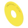 EAO Push Button Legend Plate 45-50J.140S Germany New 45 Series Industrial Accessory 45-50J.140S
