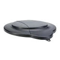 Vikan 12L Plastic Black Bucket Lid Model 56879, 365mm Length, 310mm Width, 40mm Height