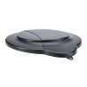 Vikan 12L Plastic Black Bucket Lid Model 56879, 365mm Length, 310mm Width, 40mm Height