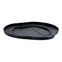 Vikan 12L Plastic Black Bucket Lid Model 56879, 365mm Length, 310mm Width, 40mm Height