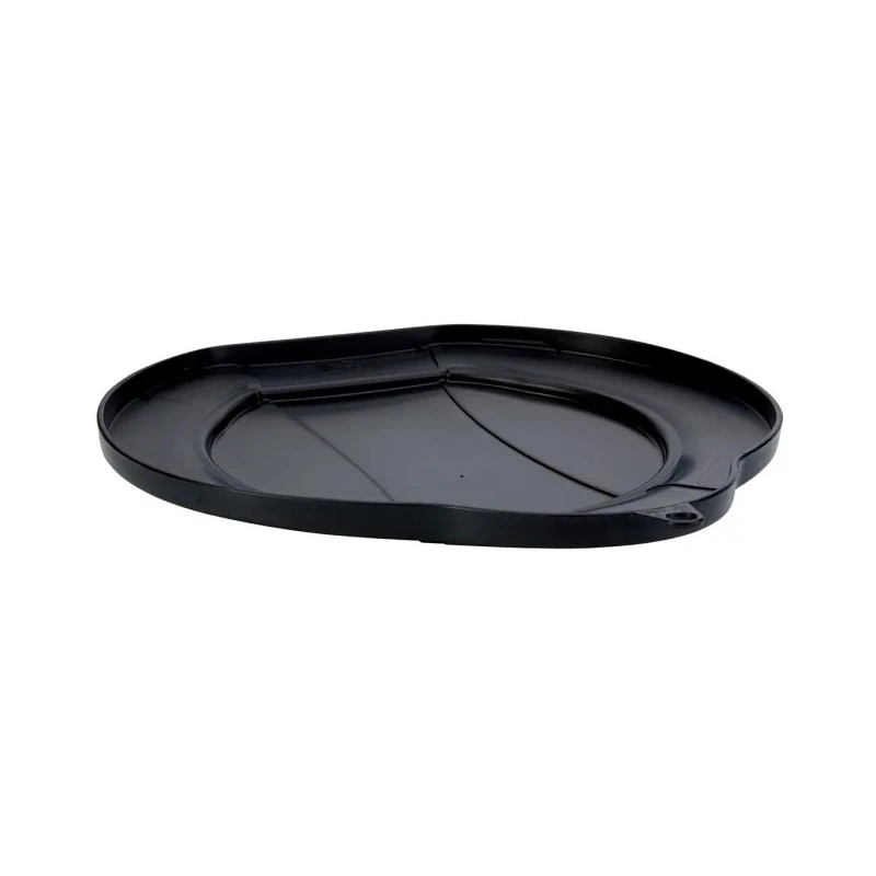 Vikan 12L Plastic Black Bucket Lid Model 56879, 365mm Length, 310mm Width, 40mm Height