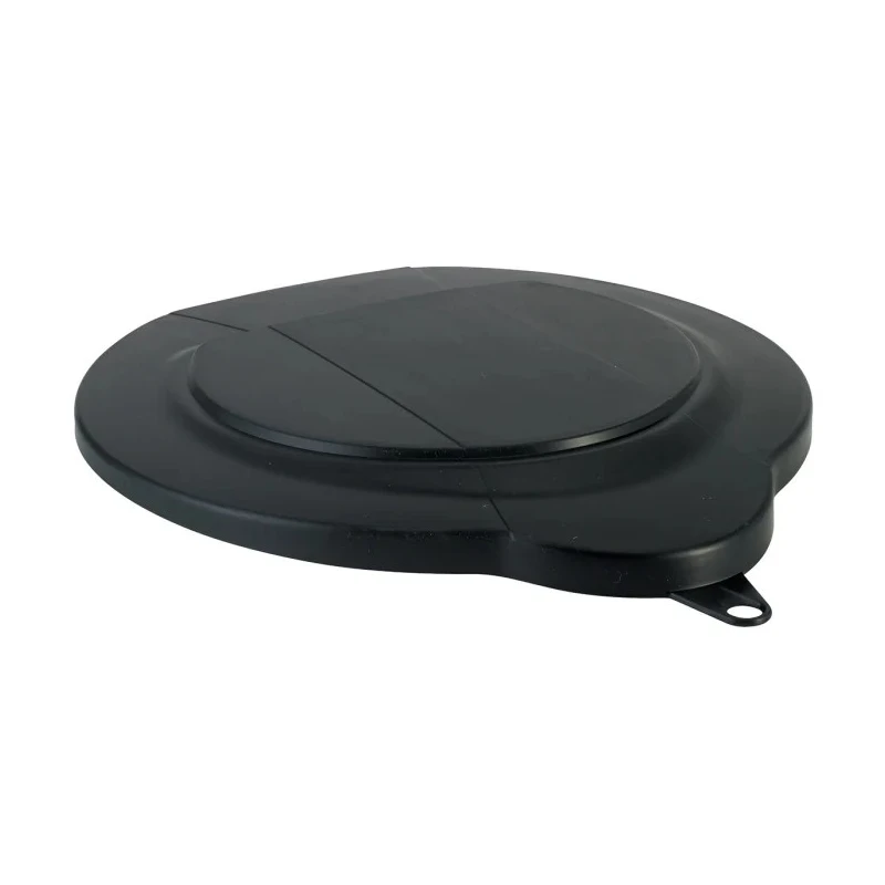 Vikan 5L Plastic Black Bucket Lid 56899 for Hygiene Buckets, Stackable Design 20mm Height 295x250mm Denmark 56899