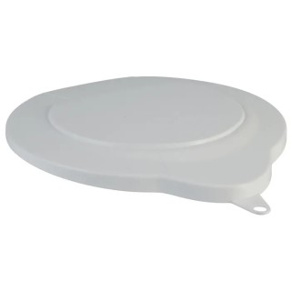 Vikan 5L Plastic White Bucket Lid 56895 with 295mm Length and 250mm Width