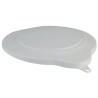 Vikan 5L Plastic White Bucket Lid 56895 with 295mm Length and 250mm Width