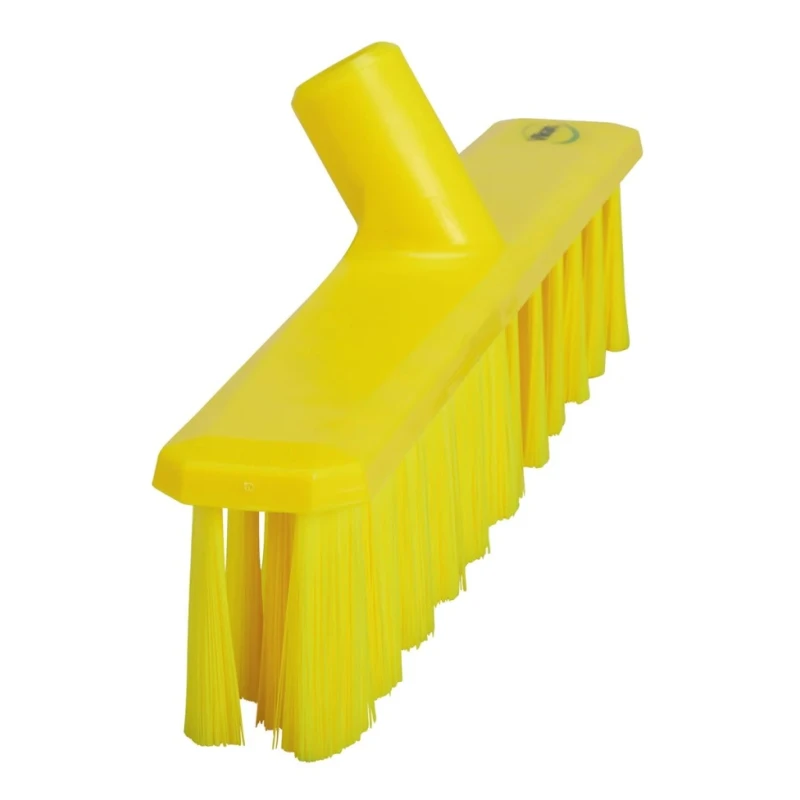 Vikan Ultra Safe Technology Broom Yellow Polyethylene Terephthalate Bristles 50mm Width 54mm Bristle Length 400mm Depth 31736