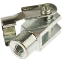 RS PRO Steel Clevis M4 x 0.7 Thread, 21 mm Length x 8 mm Width Zinc Plated 312-0157