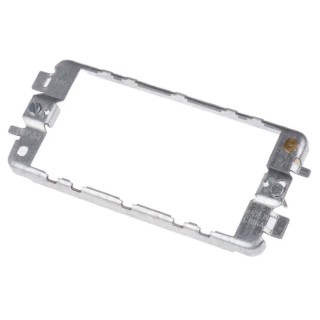 MK Electric 2 Gang Frame, Modular Switching Grid System Frame, Height 86mm, Width 146mm K3703
