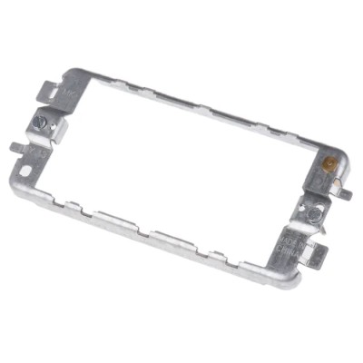 MK Electric 2 Gang Frame, Modular Switching Grid System Frame, Height 86mm, Width 146mm K3703