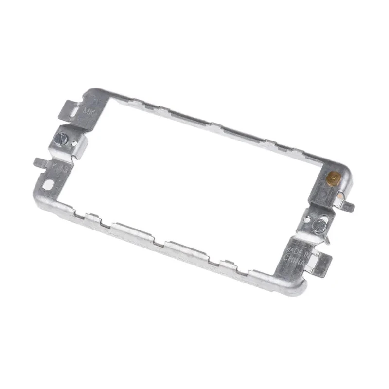 MK Electric 2 Gang Frame, Modular Switching Grid System Frame, Height 86mm, Width 146mm K3703