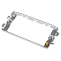 MK Electric 2 Gang Frame, Modular Switching Grid System Frame, Height 86mm, Width 146mm K3703