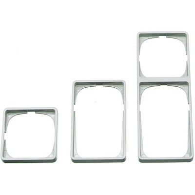 LK White 1 Gang Frame Series 50, 50mm x 50mm x 8.5mm 500D6810