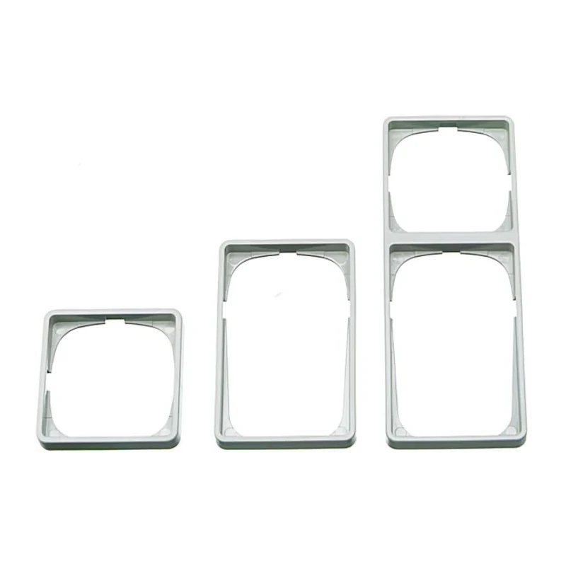 LK White 1 Gang Frame Series 50, 50mm x 50mm x 8.5mm 500D6810