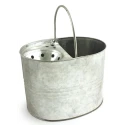 RS PRO 13L Galvanised Steel Mop Bucket with Handle 178-7717