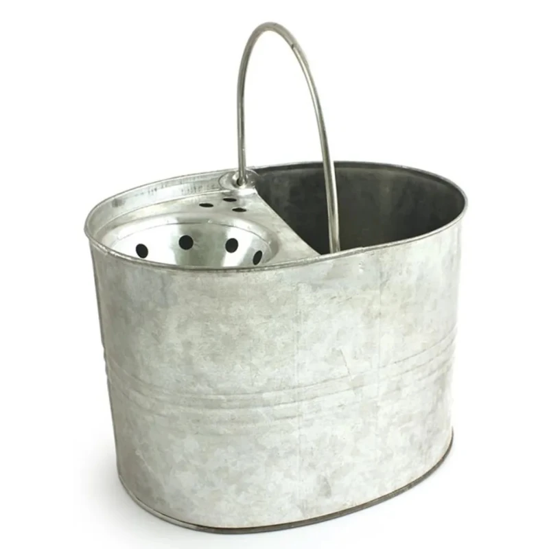 RS PRO 13L Galvanised Steel Mop Bucket with Handle 178-7717
