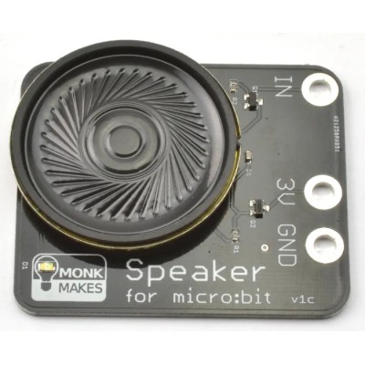 Monk Makes BBC Micro:bit Add-on Speaker Kit Amplified Output LED Power Indicator SKU00060