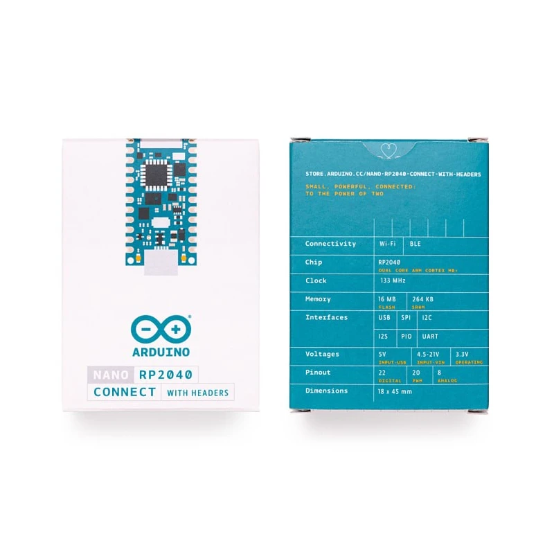 Arduino Nano RP2040 Connect Development Board with Arm Cortex-M0+ Processor Italy RP2040