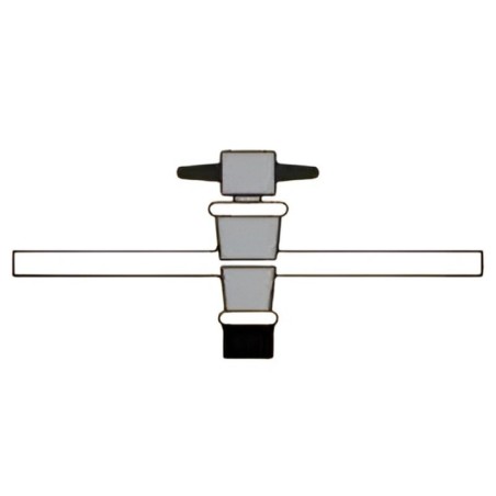 Stopcock Straight Bore With PTFE Key for lab image-1