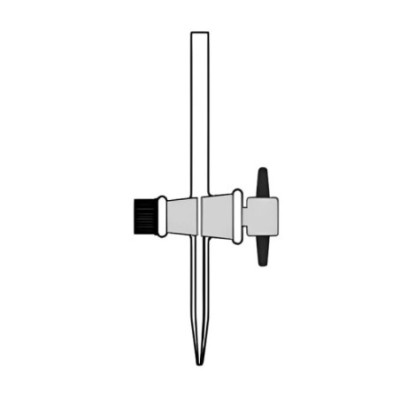 Stopcock For Burette Straight Bore With PTFE Key for lab image-1