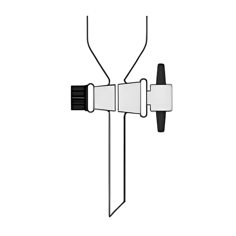Stopcock for Separating Funnel 2mm Bore PTFE Key Body 14mm ID Lab image-1