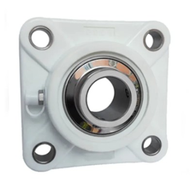 RS PRO 4 Hole Round Flanged Bearing Unit Stainless Steel 30 mm ID TP-SUCF206WHITE
