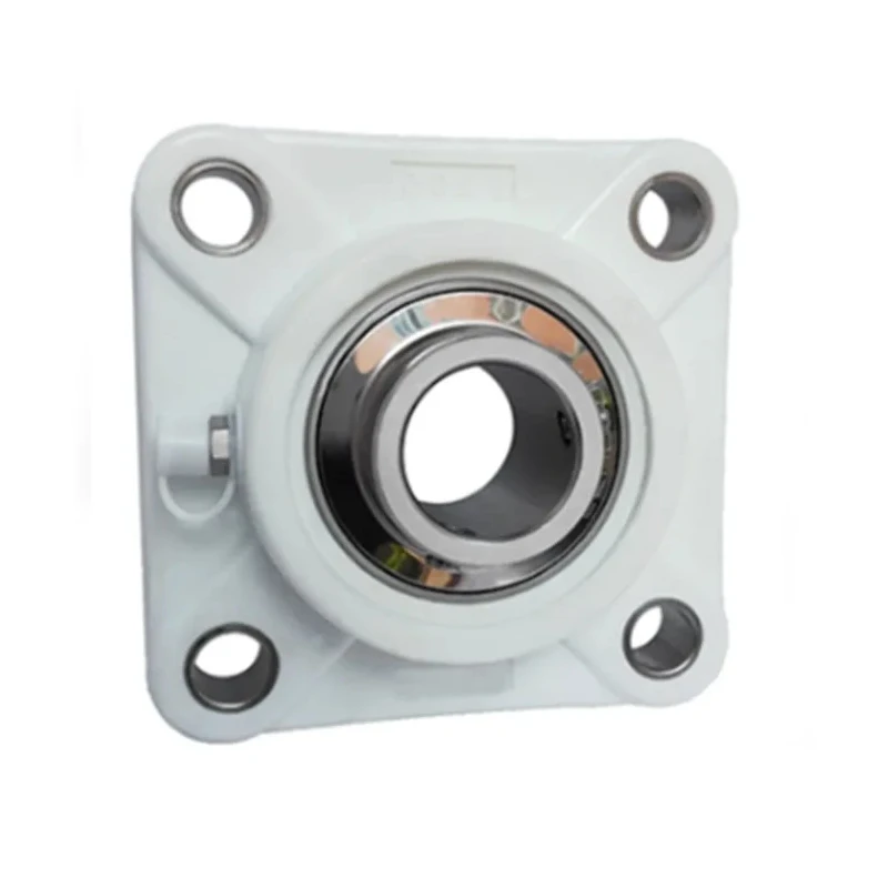 RS PRO 4 Hole Round Flanged Bearing Unit Stainless Steel 30 mm ID TP-SUCF206WHITE