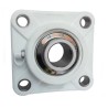 RS PRO 4 Hole Round Flanged Bearing Unit Stainless Steel 30 mm ID TP-SUCF206WHITE