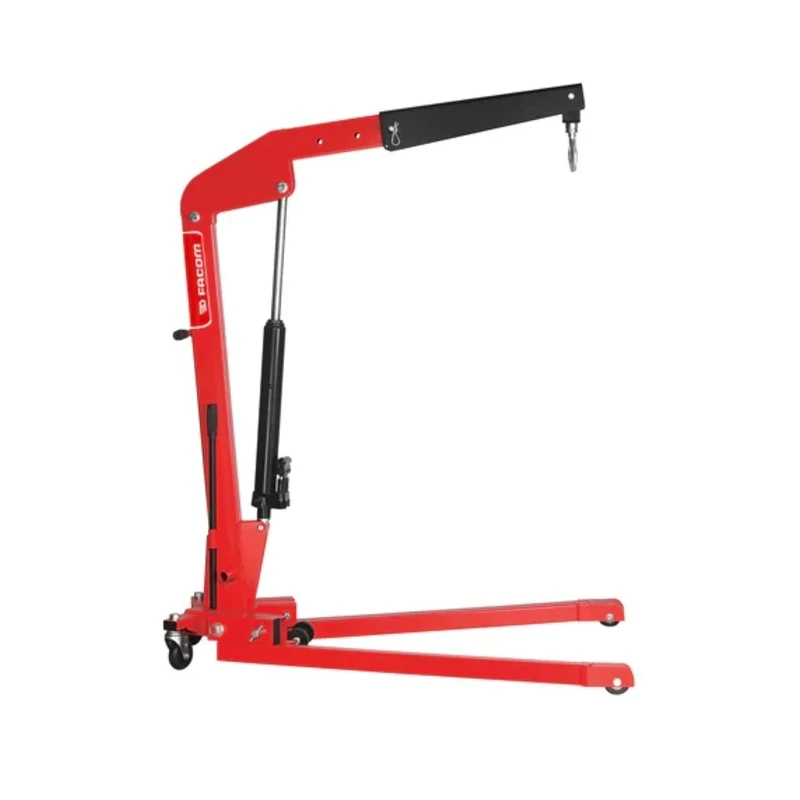 Facom Hydraulic Hand-Operated Jack 1 t Lifting Height 2500 mm Steel Construction DL.1GP