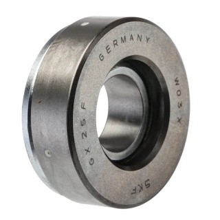 SKF Spherical Bearing 25mm Bore, 62 mm Outside Diameter, Steel Material, 112 kN Axial Load, 69.5 kN Radial Load GX 25 F