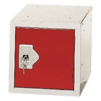 RS PRO 1 Door Red Locker, 305 mm x 305 mm x 305 mm 239-4773