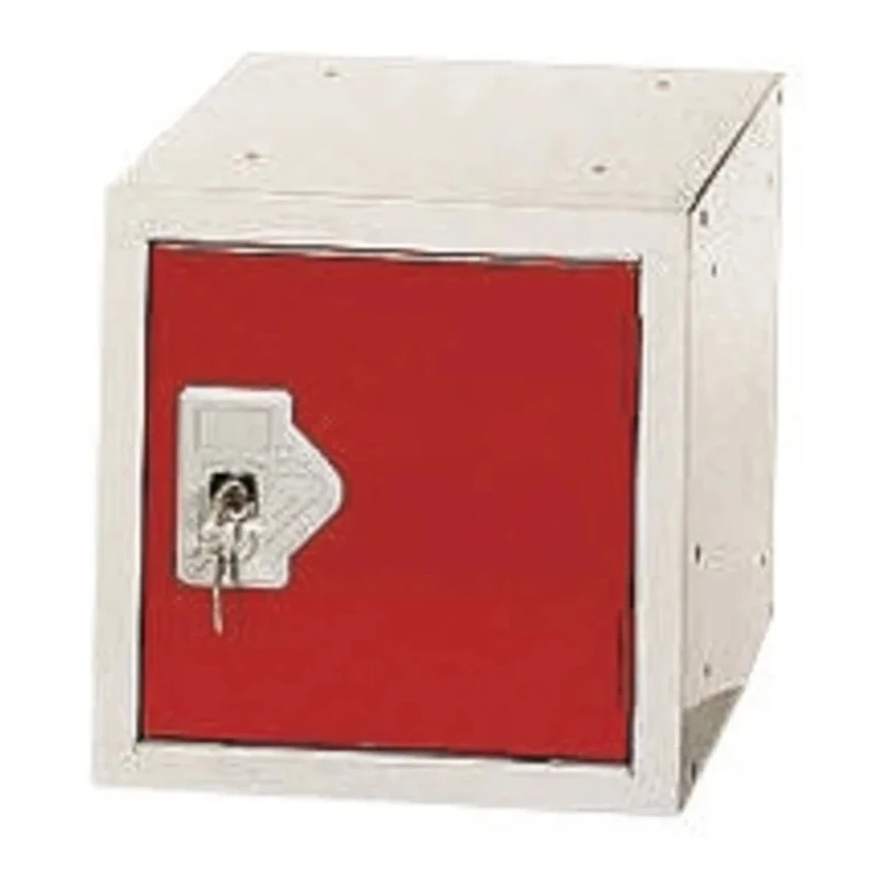 RS PRO 1 Door Red Locker, 305 mm x 305 mm x 305 mm 239-4773