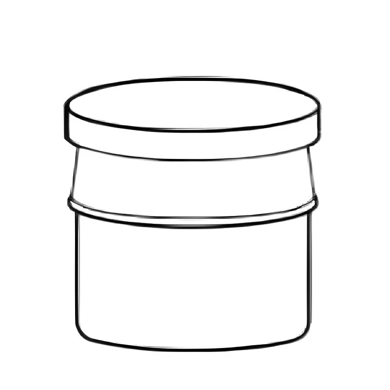 Weighing Bottles Squate Form Cap Type for lab image-1