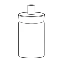 Wide Mouth Bottles With Interchangeable Stopper for 15mm Seals Lab image-1