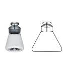 Specific Gravity Bottle Hubbard Conical 25 ml Cap for lab image-1