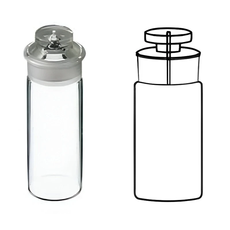 Specific Gravity Bottle Hubbard Cylindrical 25 ml Cap for lab image-1