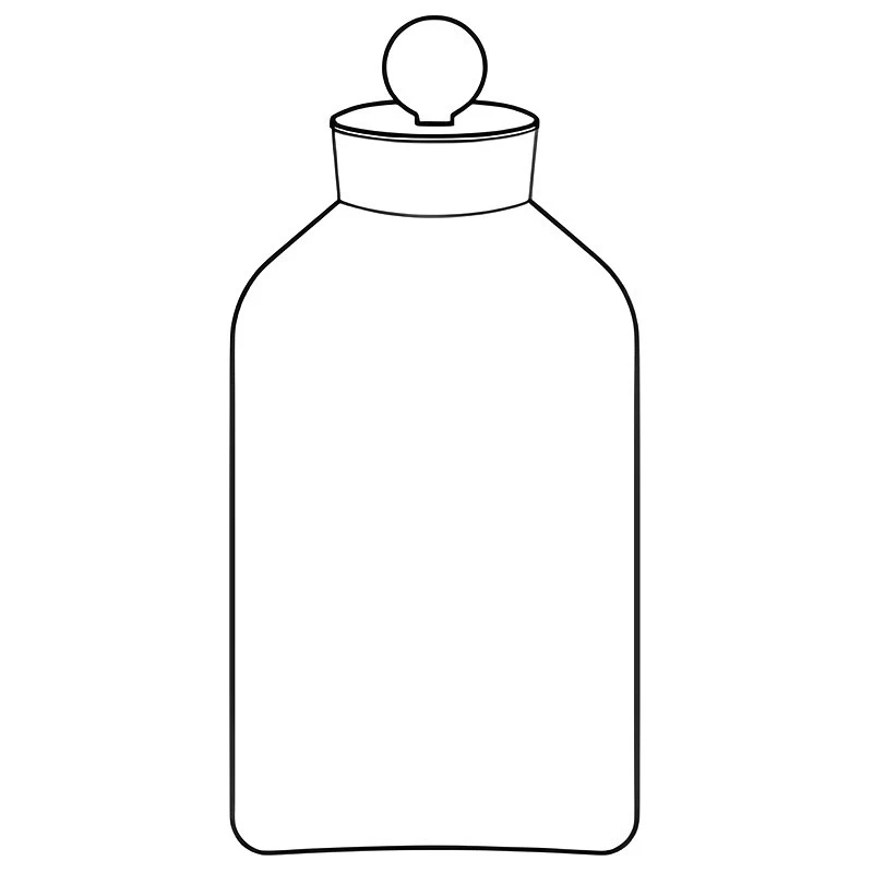 Reagent Bottles Wide Mouth with Interchangeable Hollow Stopper Lab image-1