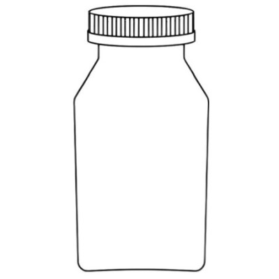 Reagent Bottles Wide Mouth with Bakelite Screw Cap Lab image-1