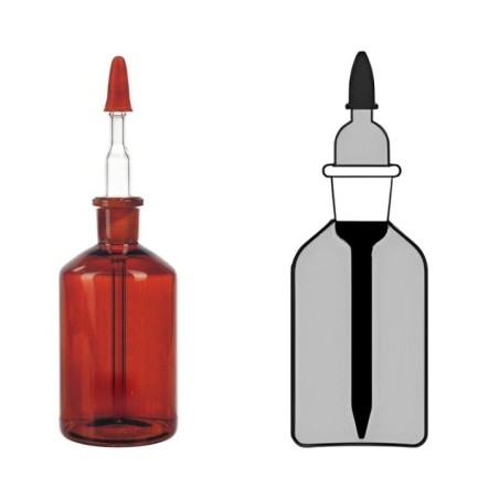 Dropping Bottles Fitted With I/C Stopper And Rubber Teat for lab image-1