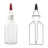 Amber Colour Dropping Bottles Fitted With Interchangeable Stopper & Rubber Test