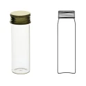 Mac-Cartney Bottles Complete With Aluminium Cap for lab image-1