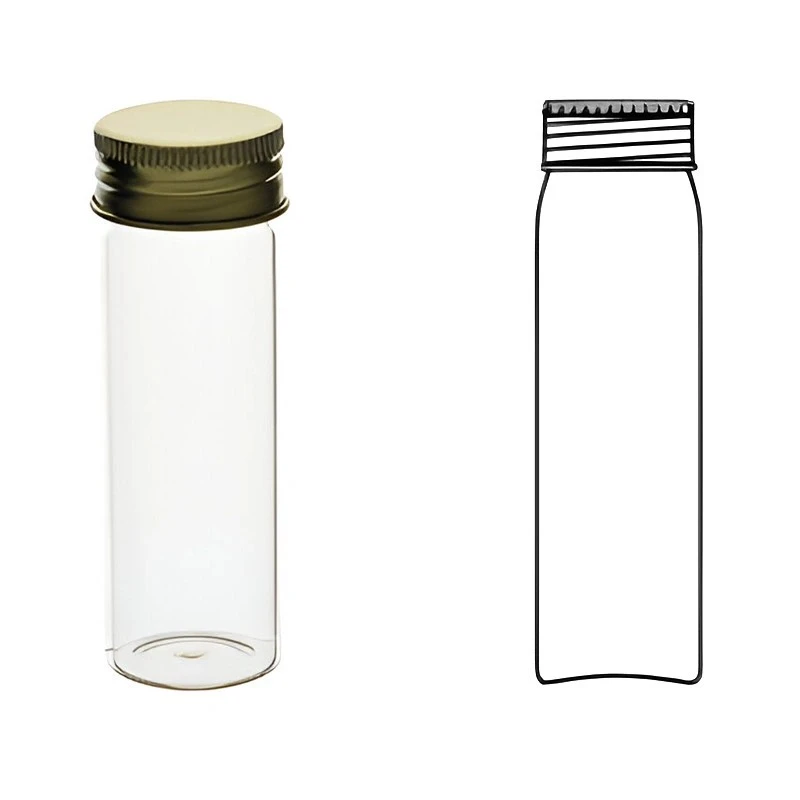 Mac-Cartney Bottles Complete With Aluminium Cap for lab image-1