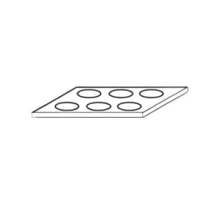V.D.R.L. Kline Concavity Slides 75x56x3mm 16mm Dia Polished Lab image-1