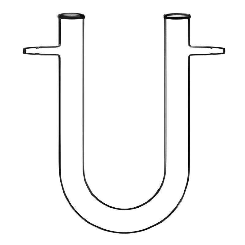 Calcium Chloride Tube Shape With Side Tube for lab image-1