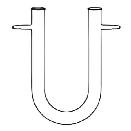 Calcium Chloride Tube Shape With Side Tube for lab image-1